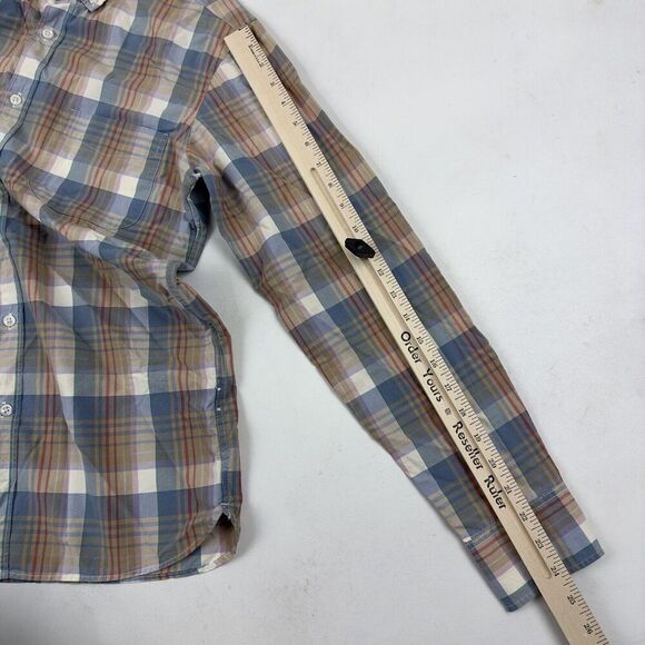 J.Crew SLIM Fit Multicolor Plaid Button Up Shirt 100% Cotton Shirting Size S L/S - Picture 4 of 11